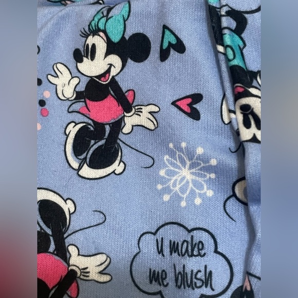 NWT NEW Disney Mickey Minnie Mouse ladies pajamas pants size Large 12 13 14 - Picture 11 of 13